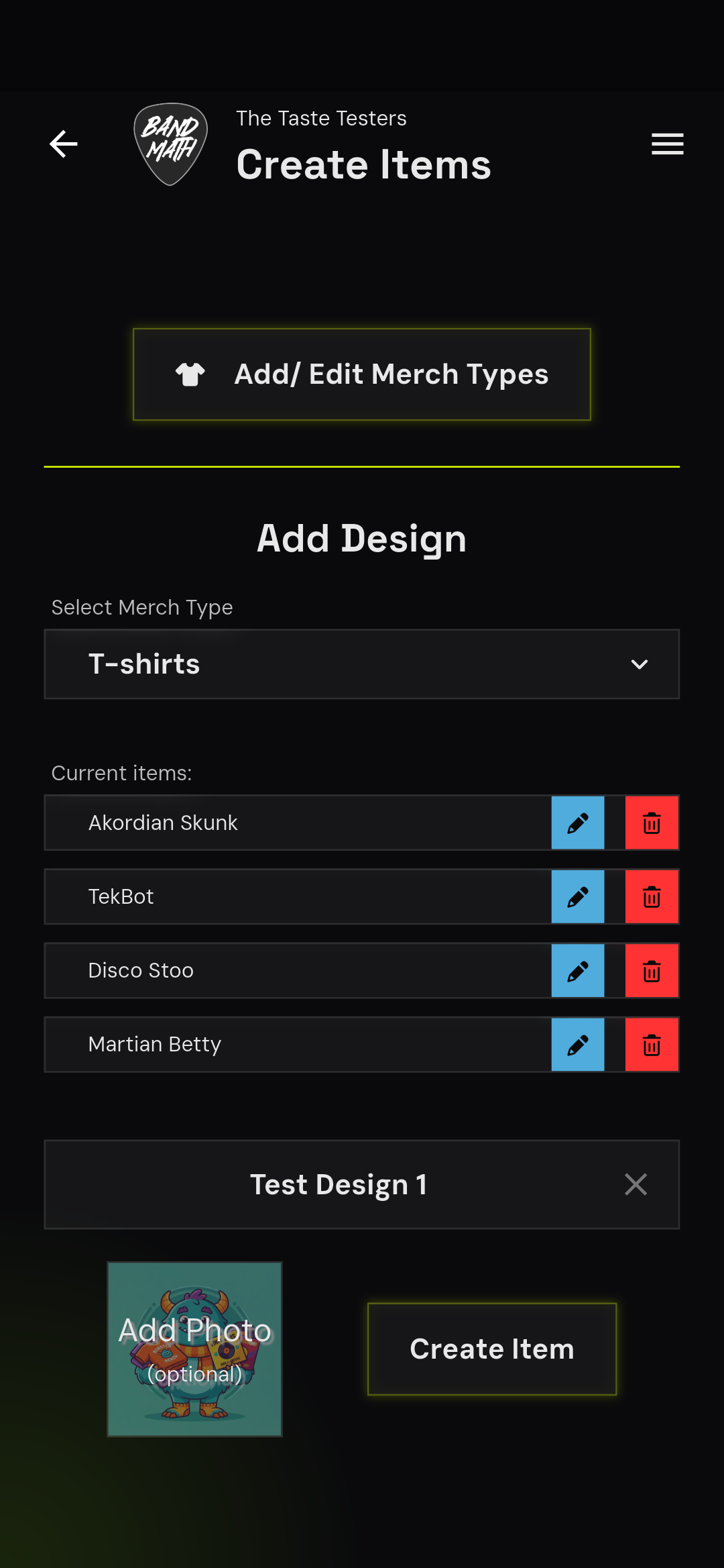 Add Designs