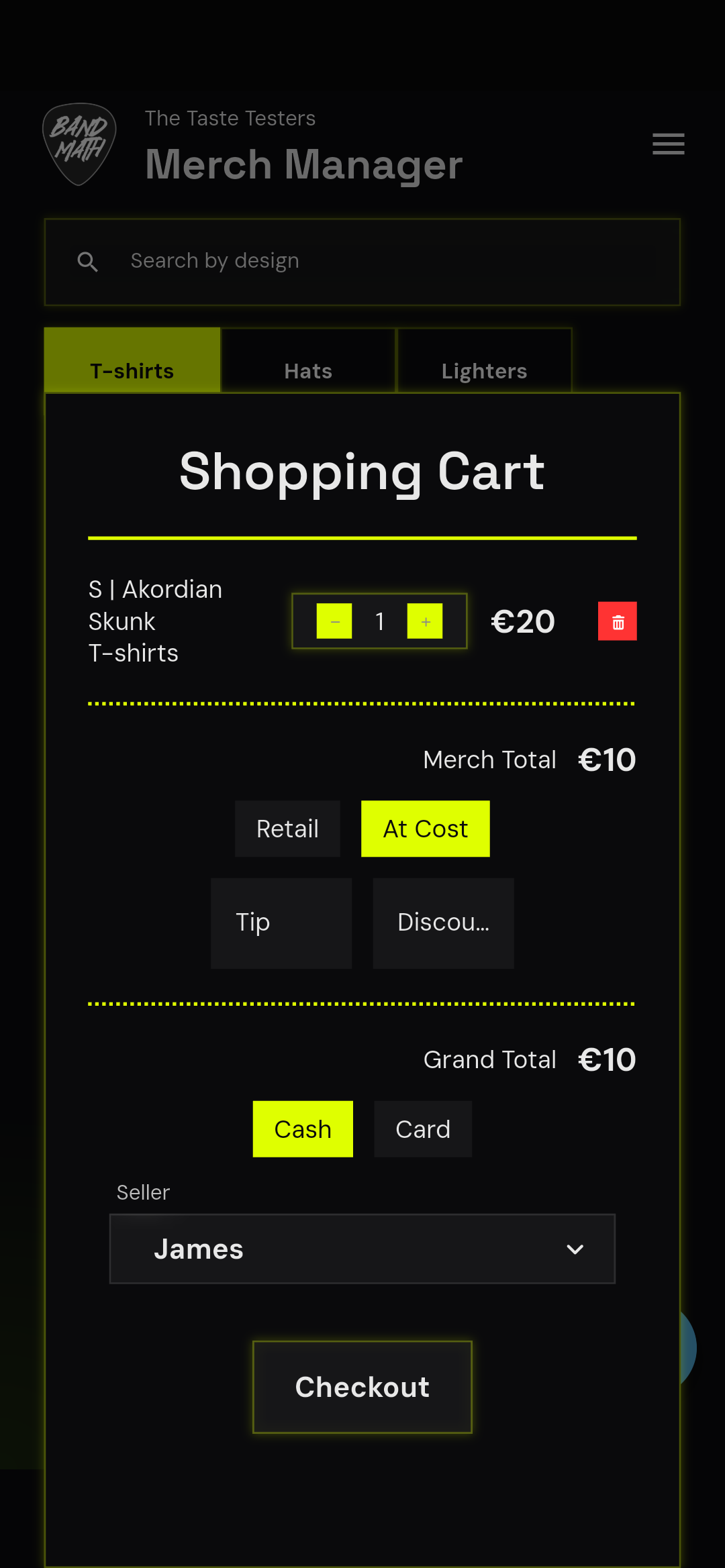POS At Cost Toggle